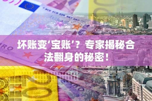 武汉坏账变‘宝账’？专家揭秘合法翻身的秘密！