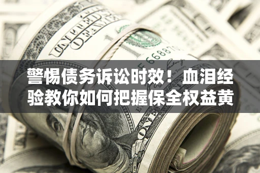 武汉警惕债务诉讼时效！血泪经验教你如何把握保全权益黄金期