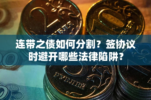 武汉连带之债如何分割？签协议时避开哪些法律陷阱？