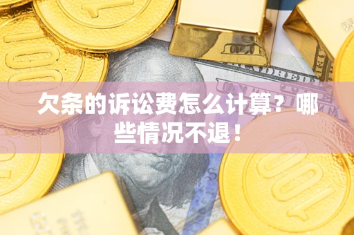 武汉欠条的诉讼费怎么计算?哪些情况不退! 武汉欠条的诉讼费怎么计算?哪些情况不退!