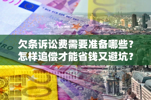 武汉欠条诉讼费需要准备哪些？怎样追偿才能省钱又避坑？