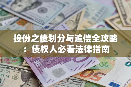 武汉按份之债划分与追偿全攻略：债权人必看法律指南