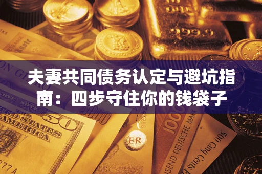 武汉夫妻共同债务认定与避坑指南：四步守住你的钱袋子