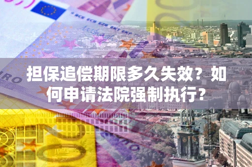 武汉担保追偿期限多久失效？如何申请法院强制执行？