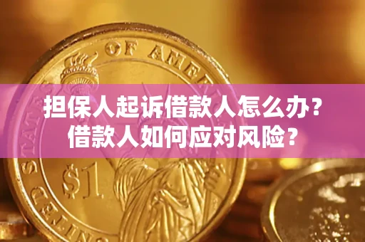 武汉担保人起诉借款人怎么办？借款人如何应对风险？