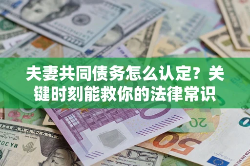 武汉夫妻共同债务怎么认定？关键时刻能救你的法律常识