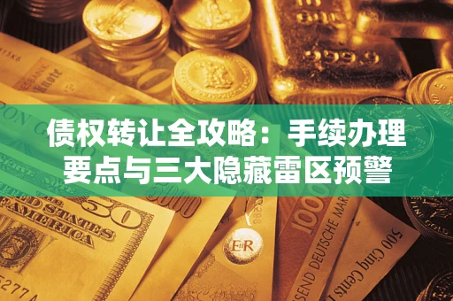 武汉债权转让全攻略：手续办理要点与三大隐藏雷区预警
